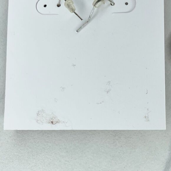 Glitter Rudolph Reindeer Christmas Dangle Earrings Pierced Pair - Picture 6 of 7